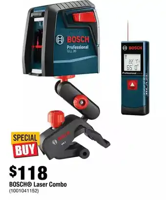 Home Depot Bosch laser combo offer