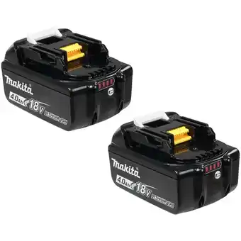 Home Depot Makita 18v 4.0 ah batteries offer