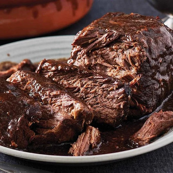 M & M Food Market Slow cooked beef pot roast offer