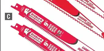 Home Depot 2-pack diablo blades steel demon 9" 8tpi carbide-tipped reciprocating saw blades offer