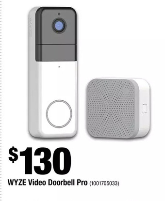 Home Depot Wyze video doorbell pro offer