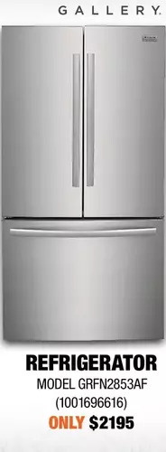 Home Depot Frigidaire gallery refrigerator offer