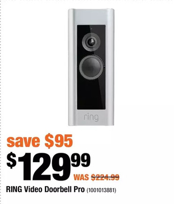 Home Depot Ring video doorbell pro offer