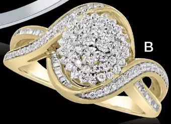 Charm Diamond .50 ctw 10k ring offer