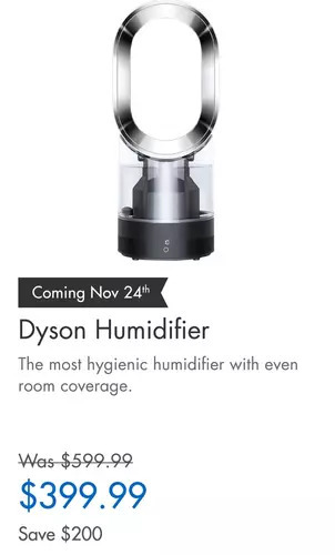Dyson humidifier
