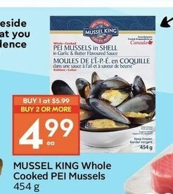Mussel King Whole Cooked PEI Mussels