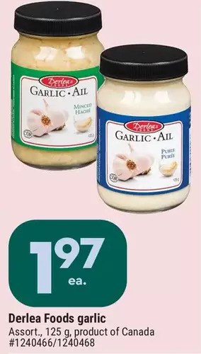 Giant Tiger Derlea foods garlic offer