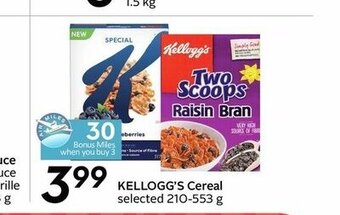Safeway Kellogg's Cereal offer