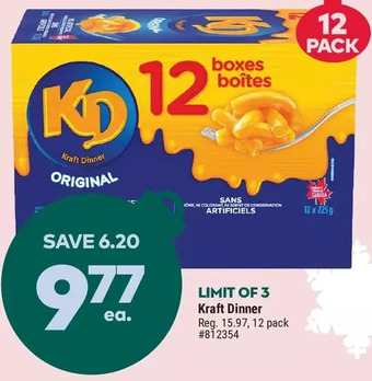 Giant Tiger Kraft dinner offer