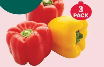 Giant Tiger 3 pack rainbow peppers offer