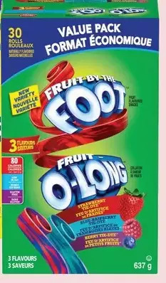 Giant Tiger Fruit by the foot snacks offer