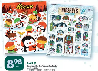 Giant Tiger Reese's advent calendar offer