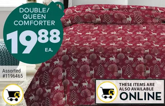 Giant Tiger Double/queen comforter offer