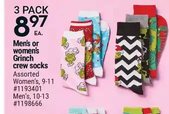Giant Tiger Women's grinch crew socks offer