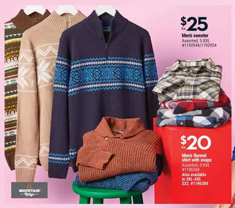 Giant Tiger Men's sweater offer