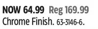 Canadian Tire Chrome finish offer