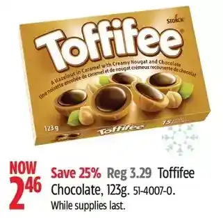 Canadian Tire Toffifee chocolate offer