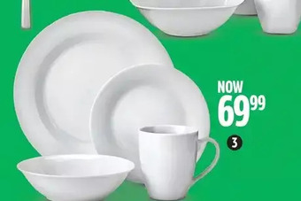 Canadian Tire Lauren 34-pc porcelain dinnerware set offer
