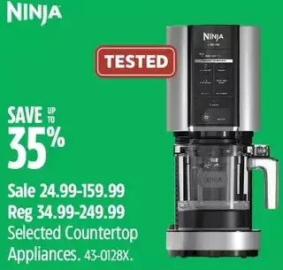 Canadian Tire Ninja countertop appliances offer
