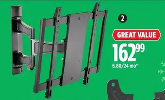 Canadian Tire Double-articulating wall mount, 24-60" offer