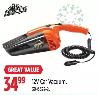 Canadian Tire 12v car vacuum offer