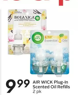 Sobeys Air wick plug-in scented oil refills offer