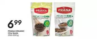 Sobeys Prana organic chia seeds offer