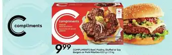 Safeway Compliments Beef,Poultry,Stuffed offer