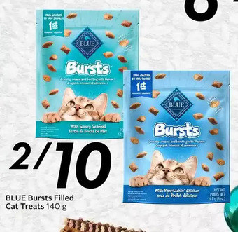 Sobeys Blue bursts filled cat treats offer
