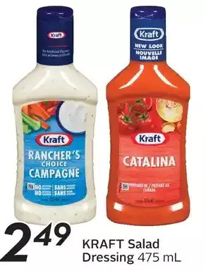 Sobeys Kraft salad dressing offer