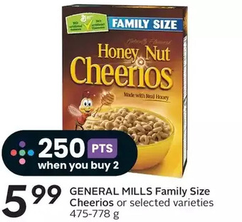 Sobeys General mills family size cheerios offer