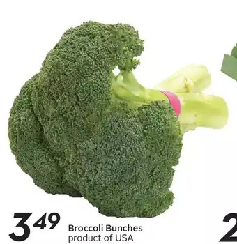 Sobeys Broccoli bunches offer