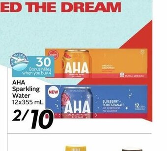 Safeway Aha Sparkling Water offer