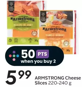 Sobeys Armstrong cheese slices offer