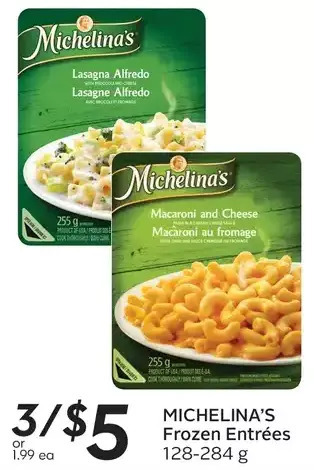 Sobeys Michelina's frozen entrées offer