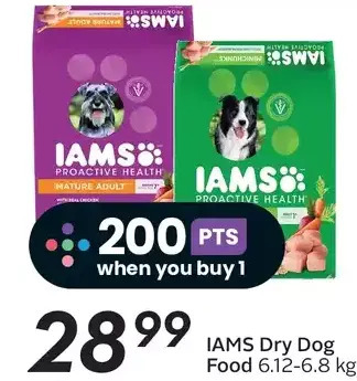 Sobeys Iams dry dog food offer