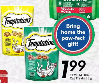 Sobeys Temptations cat treats offer