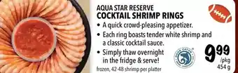Farm Boy Aqua star reserve cocktail shrimp rings offer