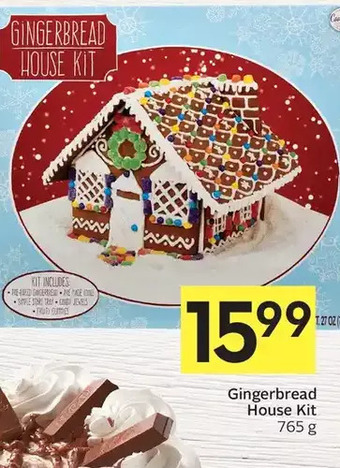 Foodland Gingerbread house kit offer