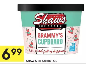Foodland Shaw's ice cream offer