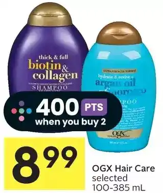 Foodland Ogx hair care offer