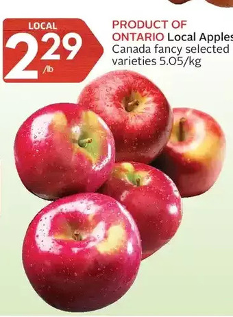 Foodland Local apples offer