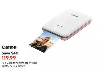 Staples Canon ivy colour mini photo printer offer