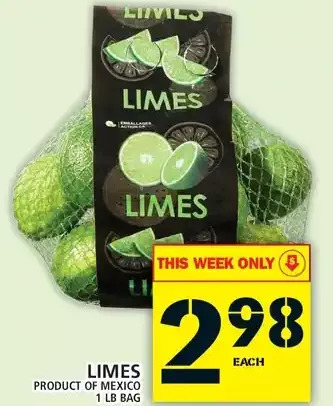 Food Basics Limes offer