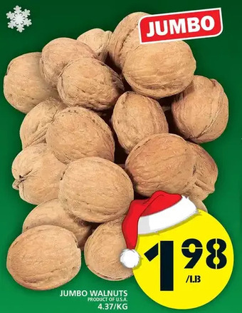Food Basics Jumbo walnuts offer