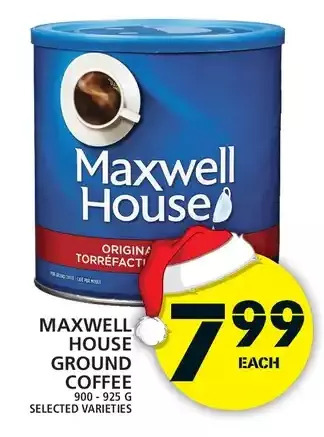 Food Basics Maxwell house ground coffee offer