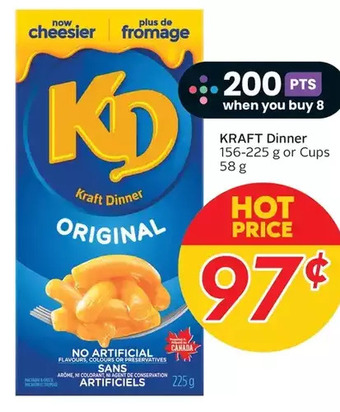 Sobeys Urban Fresh Kraft dinner or cups offer