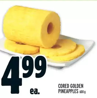 Metro Cored golden pineapples offer