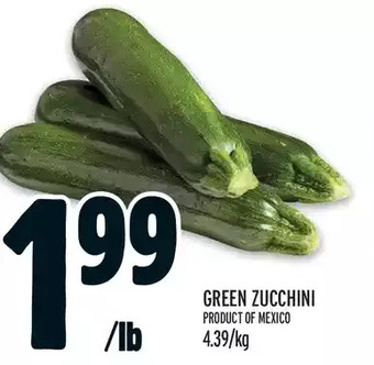 Metro Green zucchini offer
