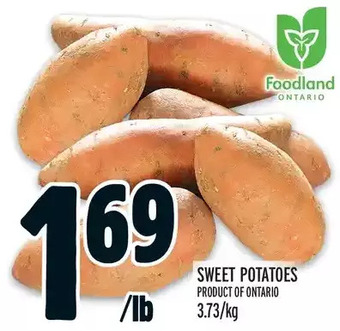 Metro Sweet potatoes offer